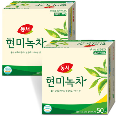 현미녹차 50t+50t 티백 :
