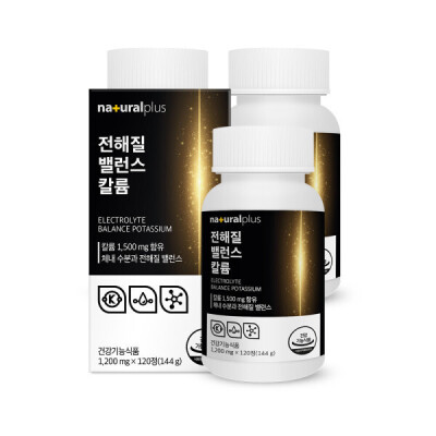 Balance/Potassium/1500mg/3Jars/Made In Korea/Use