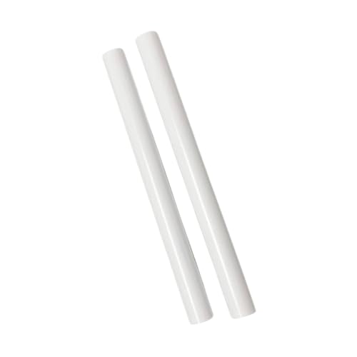 beler 2Pcs White V Brace Front Grille Trim Strips Cover Grill Bar Fit for BMW 1 2 3 Series F20 F21 F22 F23 F30 F31