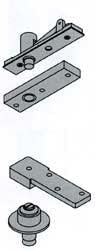 Ives 7253SET26D Ives 7253-SET Center Hung Brass Pivot Set 300 Pound Maximum Load