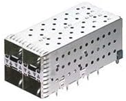 Teensy TE Connectivity - 2007637-5 - Cage & Connector, SFP+, 2 x 2 (Stacked), Without Heat Sink, with Light Pipe, Through Hole,