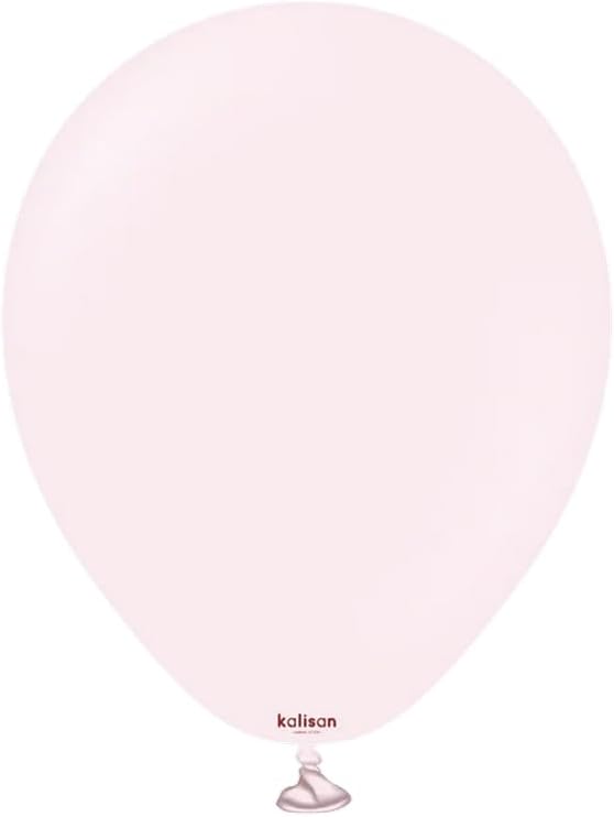 Kalisan Macaron Latex Balloons (Pack of 100) (One Size) (Pale Pink)