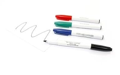 VWR 52877-355 Lab Marker, Blue (Pack of 10)