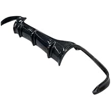 Rear Bumper Lip Diffuser Spoiler Compatible for BMW 6 Series E63 E64 M6 2006-2010 Real Carbon Fiber FRP Extension Protector(FRP Matte Black Unpainted)