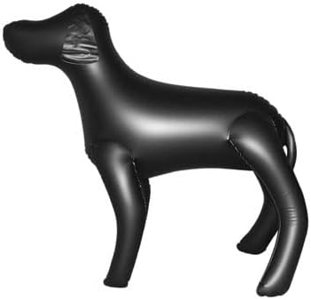Large Dog Standing, Black