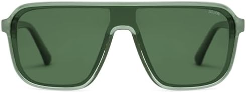 SOJOS Polarized Sunglasses for Men Women Modern Square Sun Glasses TR90 Trendy Shades UV400 Protection SJ2644
