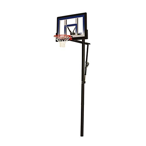 Lifetime In-Ground Fusion Backboard Action Grip Adjustable Basketball System, 48-Inch