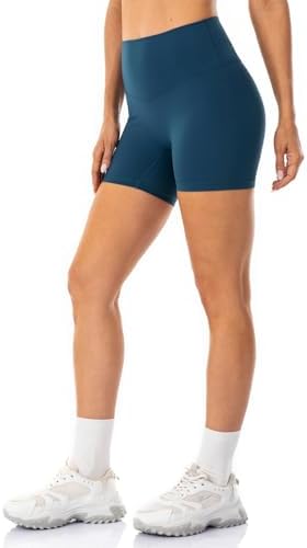 Lavento Women's All Day Soft Biker Shorts 3"/ 5"/ 7" - High Waisted Workout Gym Running Yoga Short