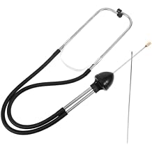 Angoily Water Leak Sensor, Accurate Stainless Steel Leak Detector Detection 35 Inch Listening Stick Underground Water Pipe Testing Device Pipe Testing Tool Easy Sound