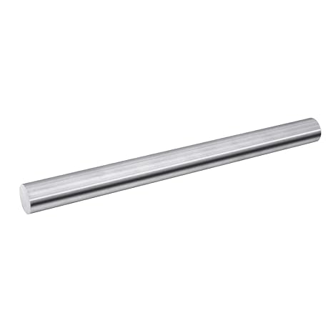 Feelers 6061 Aluminum Round Rod 1"(25mm) - 203mm (8"), 1 Pcs - Precision Solid Rod Stock for DIY, Machining, Model Making & Hobby
