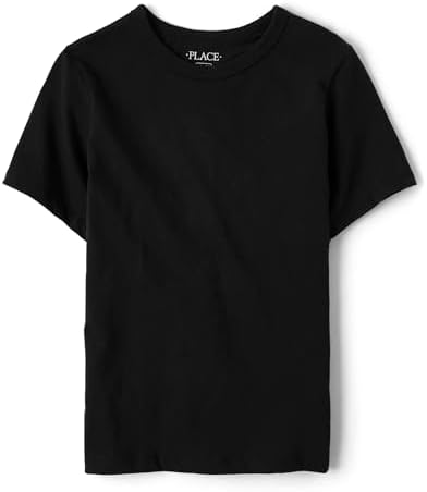 The Childrens Place Boys Basic V Neck T-Shirt 2 Pack