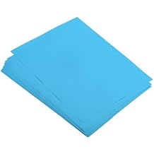 MECCANIXITY 50 Sheets Colored Copy Paper 8.3 x 11.7Inch Printer Paper 80gsm Lake Blue for Office Printing, Document Copying, Invitations, Forms, Art Projects