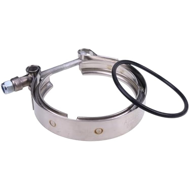 Turbo Air Outlet Elbow V-Band Clamp With O ring Seal 3883284 3923060 3069053 Compatible With Dodge 5.9L Cummins 4BT 6BT 12V 24V 94-02