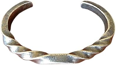 ARTIZANSTORE Viking Ring Bracelet | Iron Cuff Bracelet for Men & Women | Authentic Norse Style | Durable Alloy Steel | Perfect for LARP, Cosplay & Historical Events