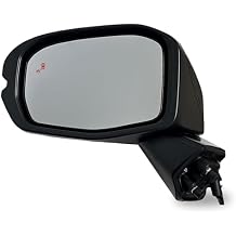 Spieg Driver Side Mirror for 2023-2025 Honda CR-V Blind Spot Monitoring BSM Power Adj Heated Turn Signal Light Black 8 Pins Left HO1320360