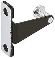 Cabinet strike plate, for StealthLock, steel, black, 1 1/4" x 1 1/4" x 3/8"