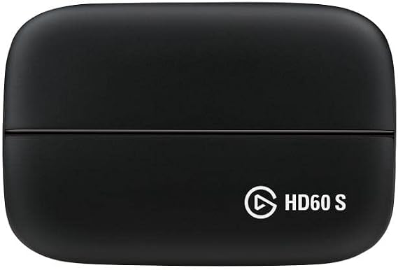 Elgato HD60 S, External Capture Card, Stream and Record in 1080p60 with ultra-low latency on PS5, PS4/Pro, Xbox Series X/S, Xbox One X/S, in OBS, Twitch, YouTube, works with PC/Mac