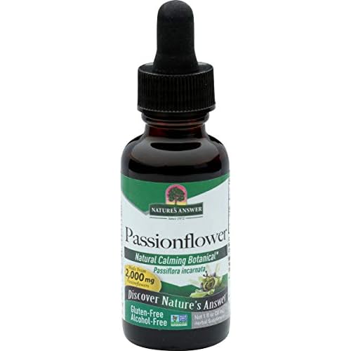 Passionflower Extract No Alcohol Natures Answer 1 oz Liquid