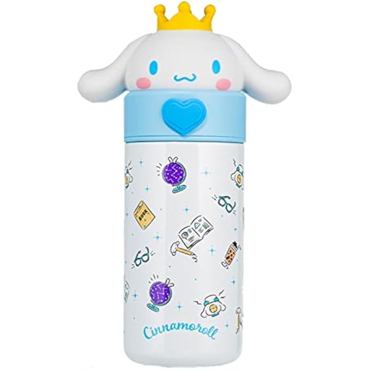 Cinnamoroll Stainless Steel Insulated Water Bottle 350ml - Blue