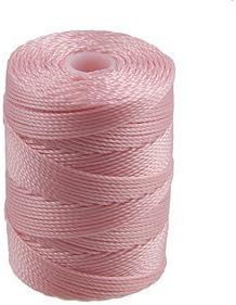 C-Lon Bead Cord, Bubblegum - 92 Yard Spool