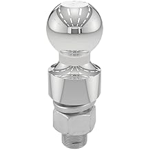 CURT Manufacturing 40033 2 in. Diameter Chrome Trailer Ball with 1 in. Rise Shank