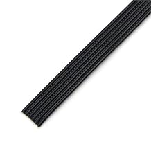 1pc Flexible Silicone Parallel Wire Tinned Copper Cable - 600V Rated, Rubber Insulation, Temperature Range -60C to 200C(6Px2m)