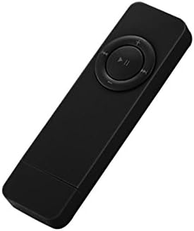 Portable USB Sport U Disk Mp3 Music Player Support 32GB TF Card(Black)