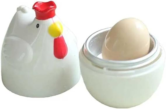 Chicken Shaped Microwave Egg Boiler for Perfectly Cooked Eggs in Minutes - egg boilers - egg boiler microwave - microwave egg boiler 1 egg - egg cooker