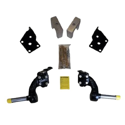 6220-3LD Spindle Lift Kit for Fairplay - Model Star Car Zone Electric - Model Year 2005-Up - Cast from ductile iron, 3X stronger than gray iron - No cutting or welding required - For Golf Cart