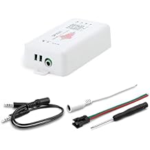 SP107E DC5-24V LED Music Controller with Wireless Bluetooth-Compatible SPI Full Color Music Control By Phone APP