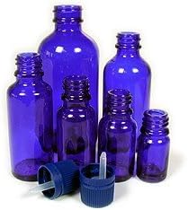 Blue Glass Bottle 5ml 10-Pack