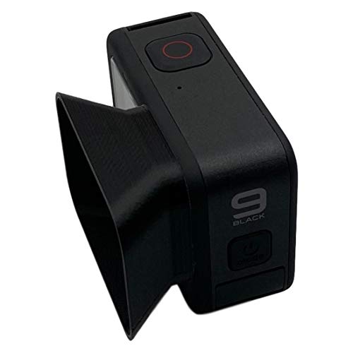 QKOO Lens Hood for GoPro Hero 1211109 Black - Hard Plastic Anti-Glare Sunshade Sun Shade Lens Hood