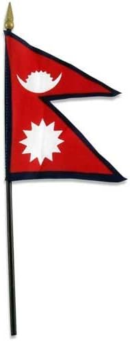 Online Stores Nepal 4in x 6in Flag