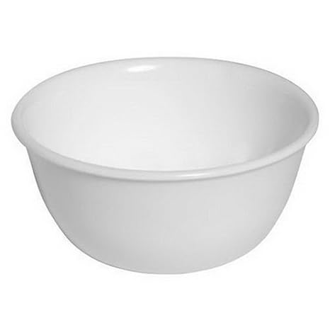 Corelle Livingware Winter Frost White 12-oz Dessert Bowl, 3.16 Lb