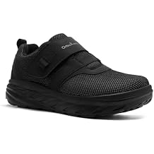 OrthoComfoot Women's Orthopedic Diabetic Wide Walking Shoes: Comfortable Casual Arch Support Plantar Fasciitis Loafers, Orthotic High Arch Swollen Feet Adjustable Work Shoes for Ankle and Heel Pain