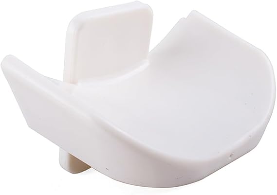 Horse Jumping Cup Holder Equestrian Training, ABS for Plastic Pole Bracket for Fits Standard Stands, 85x13cm White No-Tool Install