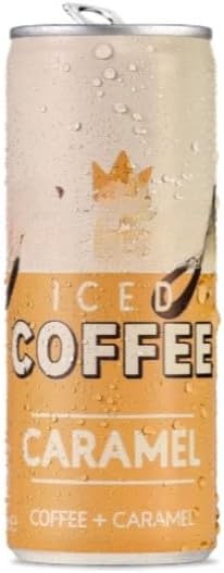 Iced Coffee Caramel Slim Can 250ml (Pack of 12) "Deliciousness that brings a smile" For All Occasions