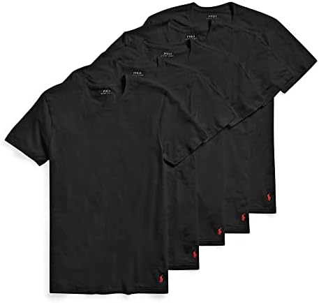 POLO RALPH LAUREN 5 Pack Cotton Classic Crews