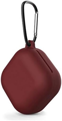 Samsung Buds Pro - Buds2-2 Pro - live - fe - fe2 - core Kulaklık Kılıf Askılı Mat Silikon (bordo)