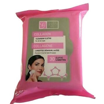 Collagen Cleansing Cloths, Face Wipes
