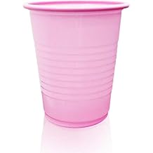 Vivid Premium Quality Plastic Dental Cups For Everyday Home or Office Use Pack of 1,000 5 Ounce (Pink)