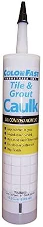 Colorfast Siliconized-Acrylic Caulking - Sanded Mapei Colors - 10.3 fl oz (Driftwood #105)