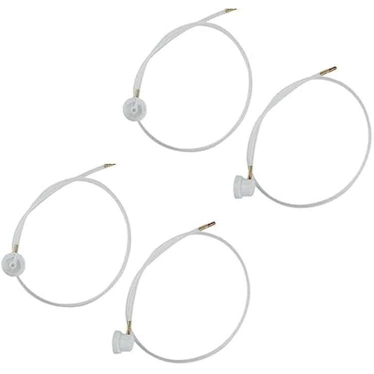 4Pcs 360 Degrees Extension Hose for Male Stem Spray Cans Fluid Auto Car Nozzle Film 2XAerosol Nozzle w 19.69in. 4.5mm Extension H3C9