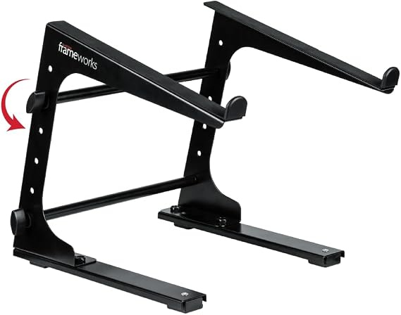 Gator Frameworks Portable Desktop Laptop/DJ Controller Stand with Fixed Height, (GFWLAPTOP1000)