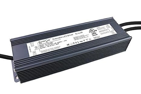 12V 300W Dimmable LED Driver UL Approved, 110V to 277V, Waterproof IP67