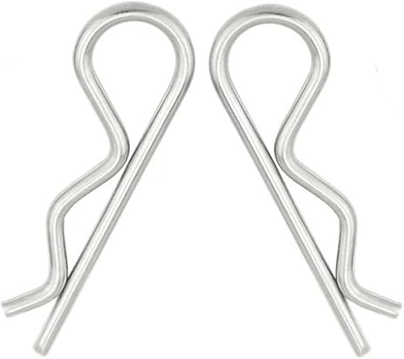 HIDIZ M1 M1.2 M1.6 M1.8 M2 M2.5 M3 M3.5 M4 Steel Type R Spring Cotter Pin Wave (Size : 2.5x45mm 10pcs)