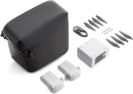 Drone Parts for DJI Mini 3 Pro Fly More Kit/Kit Plus 2 Intelligent Flight Batteries/Plus Two-Way Charging Hub with Shoulder Bag(Fly More Kit Plus)