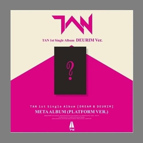 TAN DREAM & DEURIM 1st Single Album META Platform DEURIM Version Card HolderPVC PhotoCard AlbumAccordion BookletPhotoCardTracking Sealed