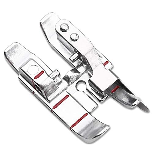 ZIGZAGSTORM 820924096 14 inch 1-4Quarter Inch Snap on Edge Guide Patchwork Quilting Presser Foot for Pfaff IDT Walking Foot Machines Creative Select Expression - 820924096