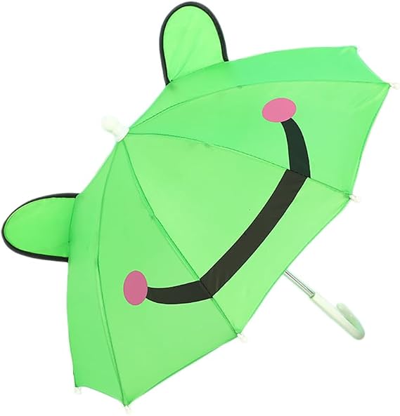 Umbrella Kid Cartoon Stick Umbrellas Children's Lightweight 3D Dome Animal Safety Umbrella